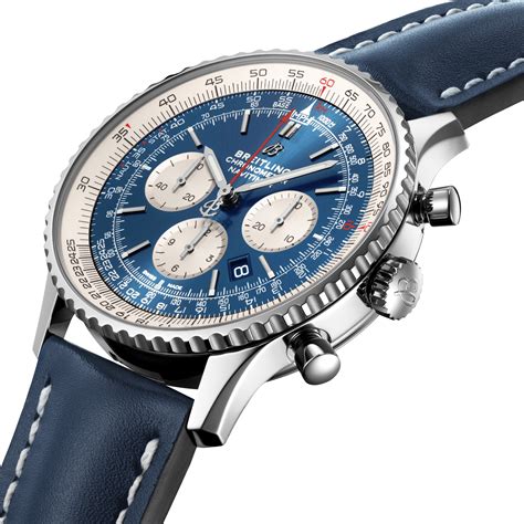 breitling navitimer 46mm blue